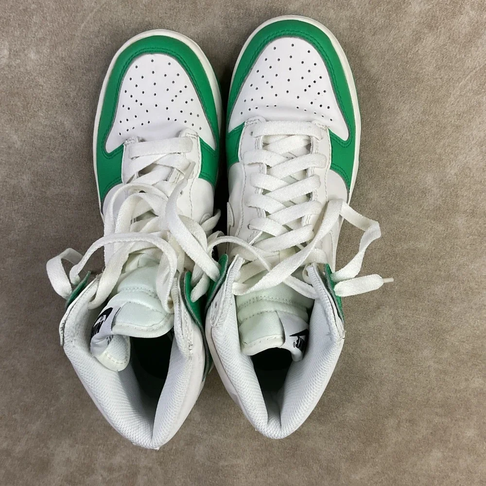 Nike Dunk High GS‎ Youth 5Y Phantom Stadium Green White Basketball Shoes DB2179